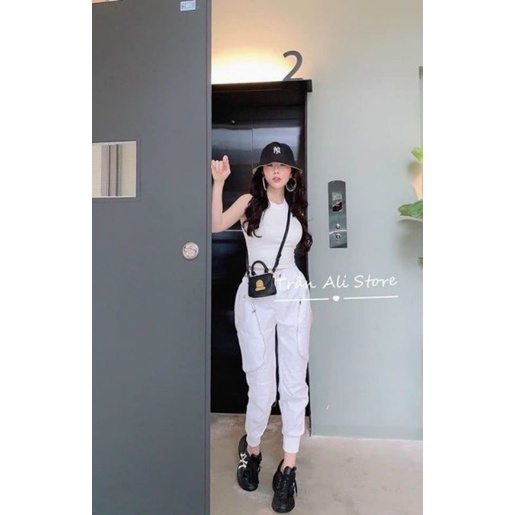 Áo ba lỗ croptop trơn ôm body