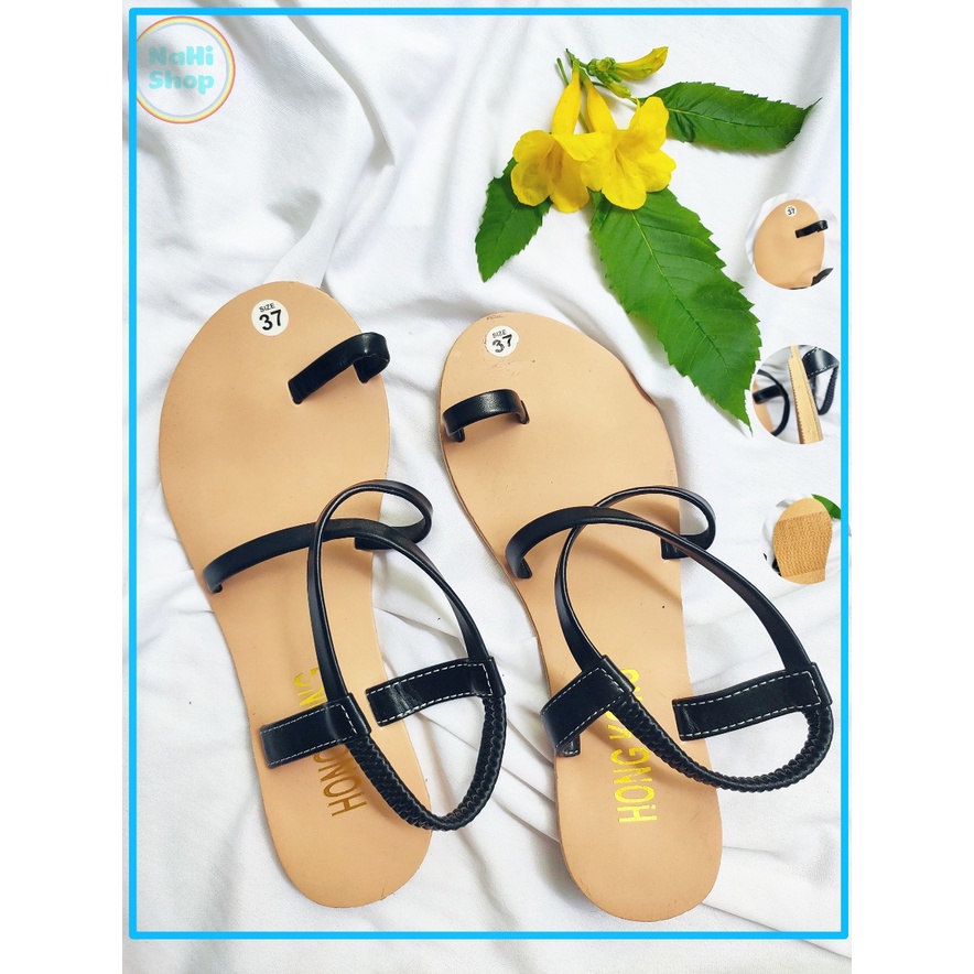 Sôc Cực Sốc 2021 Giày Sandal Dây Xỏ Ngón PU Siêu Dễ Thương Siêu Xinh NaHi NGOCHIEU1111