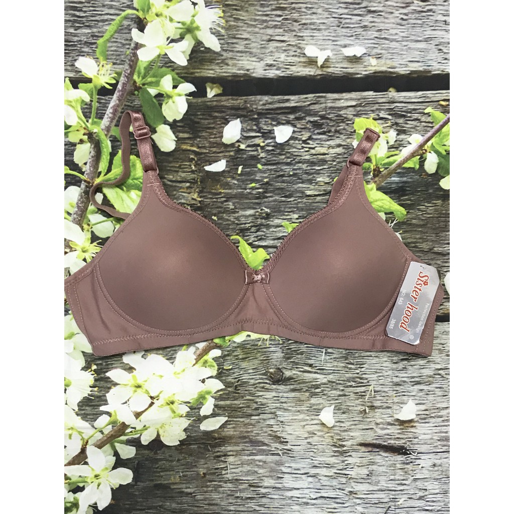 Áo lót nữ không gọng không đệm mút, áo ngực trơn mát mền Thái Lan Sister hood 643, Leblur | BigBuy360 - bigbuy360.vn