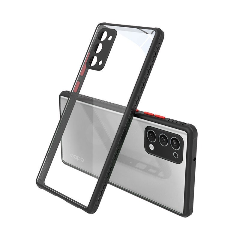 Ốp Điện Thoại Cứng Cạnh Mềm Chống Sốc Trong Suốt Cho Oppo Reno4 | BigBuy360 - bigbuy360.vn