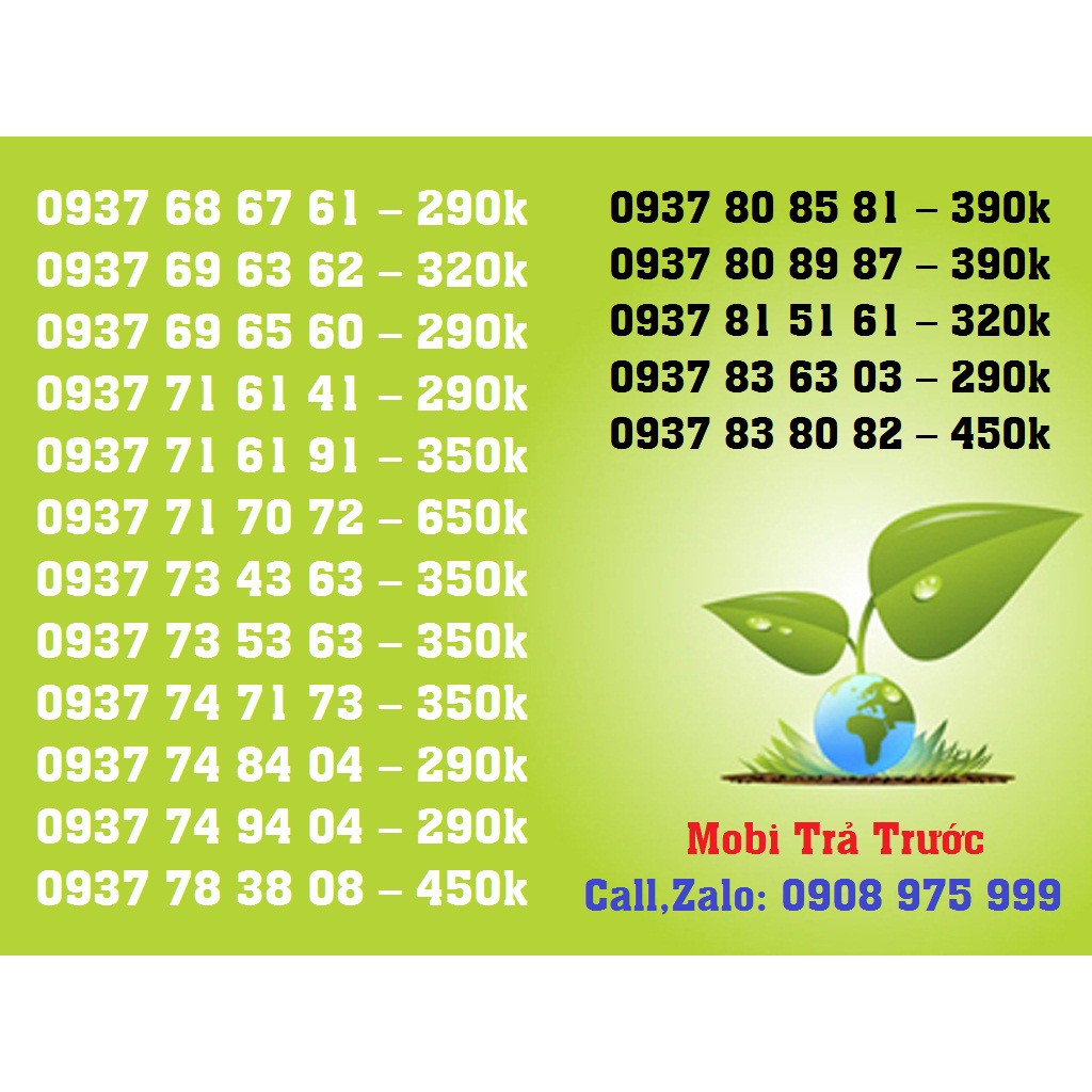 Đại lý chuyên bán sim giá rẻ số đẹp dưới 500k