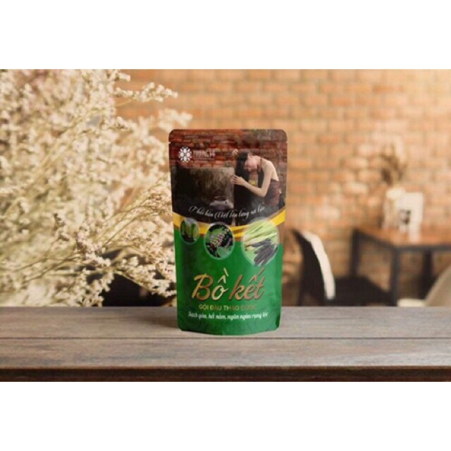 Túi lọc bồ kết bao bì mới giúp đen mượt tóc