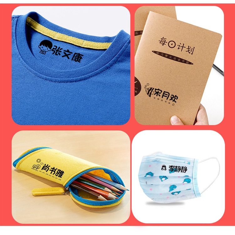 Mực con dấu đóng lên nhựa, nilong, sắt, gỗ..