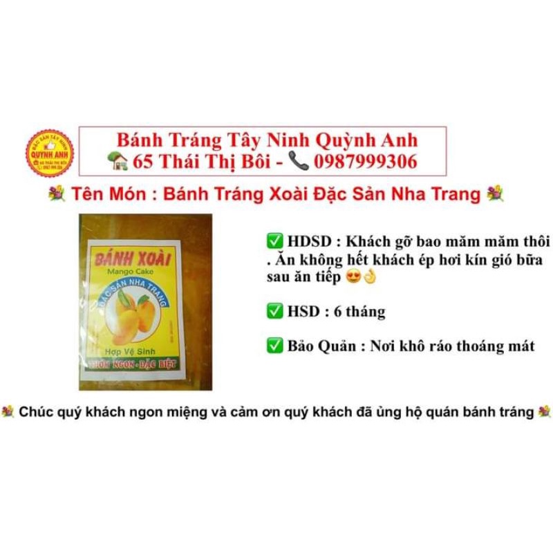 ⭐ Bánh Xoài đặc Sản Nha Trang