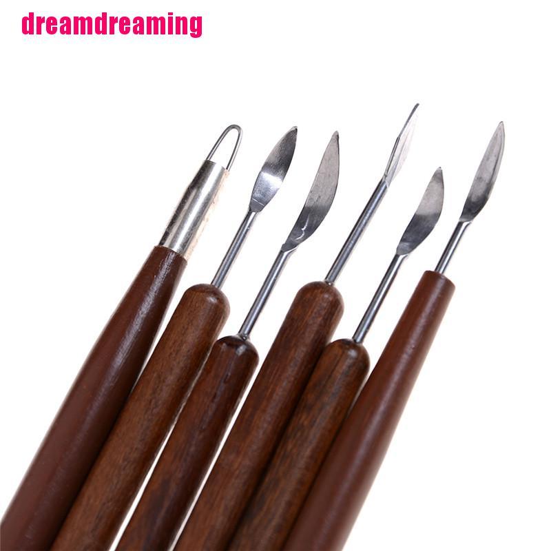 Bộ 6 Dụng Cụ Điêu Khắc Đất Sét Thủ Công Chuyên Dùng