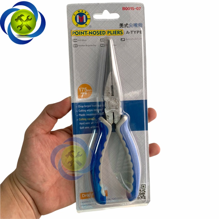 Kìm nhọn C-Mart B0015-7 loại 7inch dài 175mm