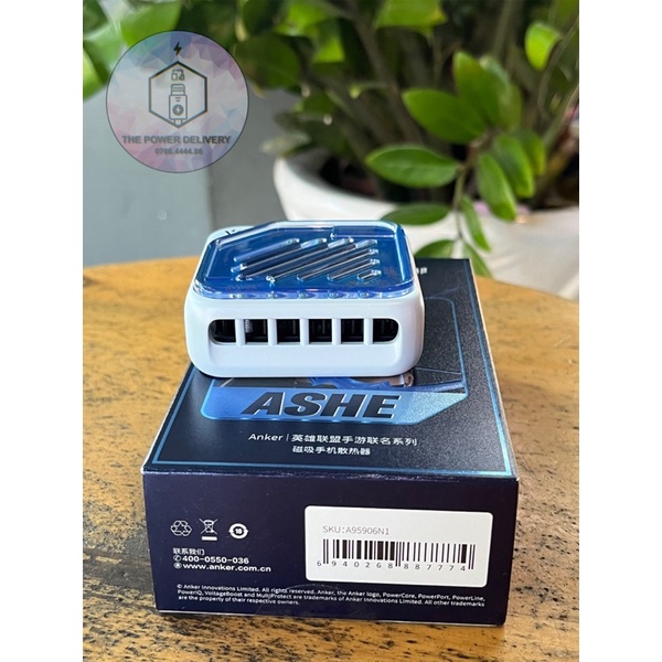 [Mã ELHA22 giảm 6% đơn 300K] Anker A9590 bản Liên minh huyền thoại Ashe Tản nhiệt từ tính Tản nhiệt nhanh - BH 12 Tháng