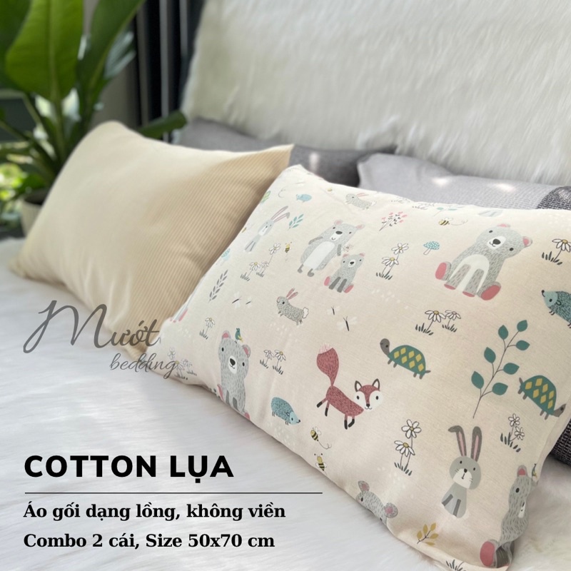 Áo gối nằm / Vỏ gối nằm 40x60, 50x70, chất liệu cotton / cotton modal / tencel... | BigBuy360 - bigbuy360.vn
