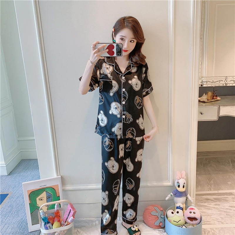 Set đồ ngủ bằng lụa satin dành cho nữ | BigBuy360 - bigbuy360.vn