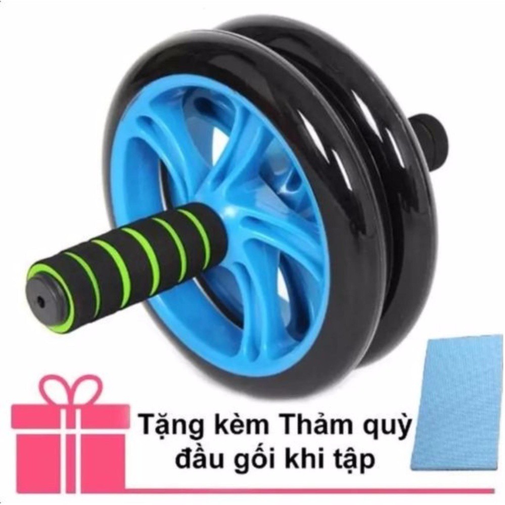 Con lăn tập bụng AB New 2 bánh kèm thảm