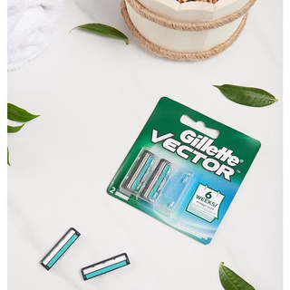 Lưỡi dao cạo râu Gillettle Vector Plus - Vỉ 2 chiếc