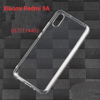 Ốp lưng dẻo TPU cho Xiaomi Redmi 9A Silicon trong suốt loại tốt