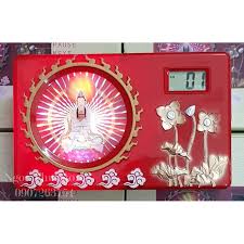 Máy nghe pháp 21 câu - Máy dùng pin hoặc điện - có hào quang .