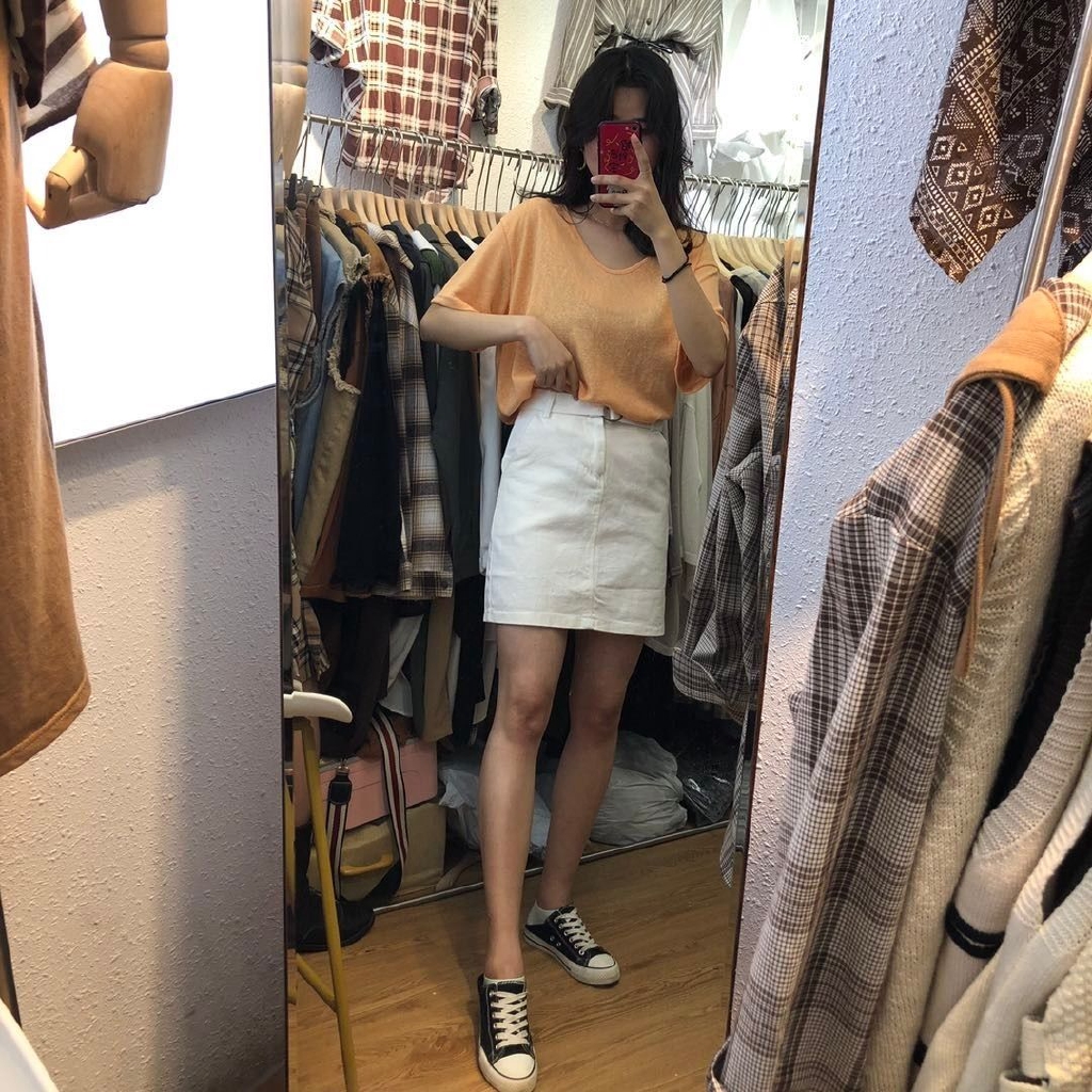 Chân Váy Denim Dáng Chữ A Lưng Cao Thời Trang 612 | BigBuy360 - bigbuy360.vn