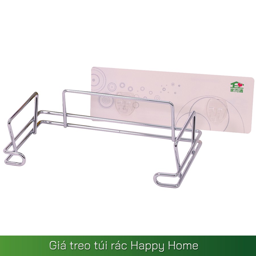 [Hàng chính hãng] Giá treo túi rác bằng Inox - Happy Home