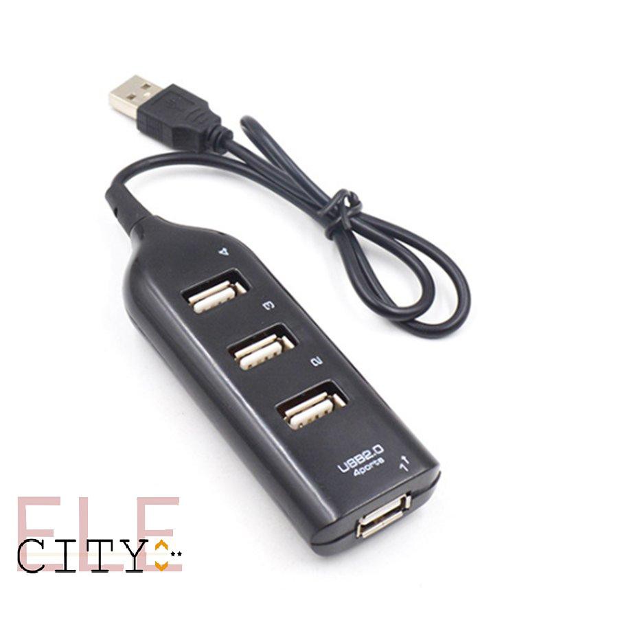 Ele】Hub Chia usb 4 port  hình ổ điện Tốc Độ Cho Pc Laptop Tiện Dụng