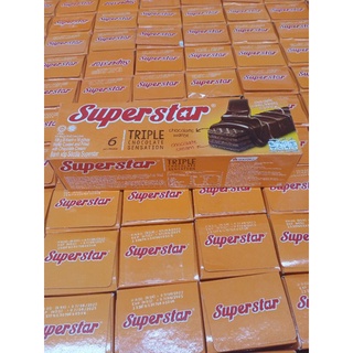 Bánh xốp phủ socola Superstar 108g