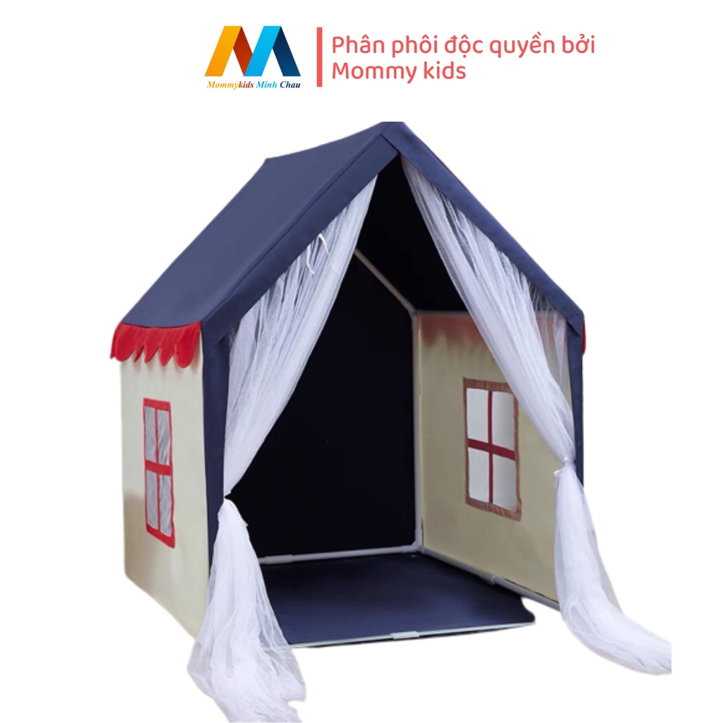 Lều Cho Bé Ngủ Chơi - Lều Hoàng tử Công Chúa TẶNG THẢM VÀ ĐỀN TRANG TRÍ