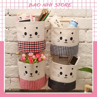 TÚI TREO TƯỜNG HÌNH MÈO XINH XẮN ĐA NĂNG 88098  BẢO NHI SHOP