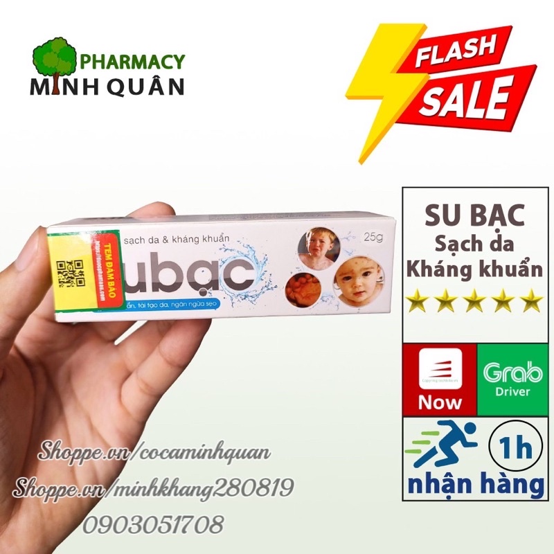 Gel Su Bạc ⚡CHÍNH HÃNG⚡ 20g, Kem sát khuẩn tái tạo da, ngăn ngừa sẹo_MINH QUÂN