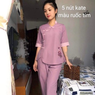 Áo Lam kiểu Đài Loan (5 nút)