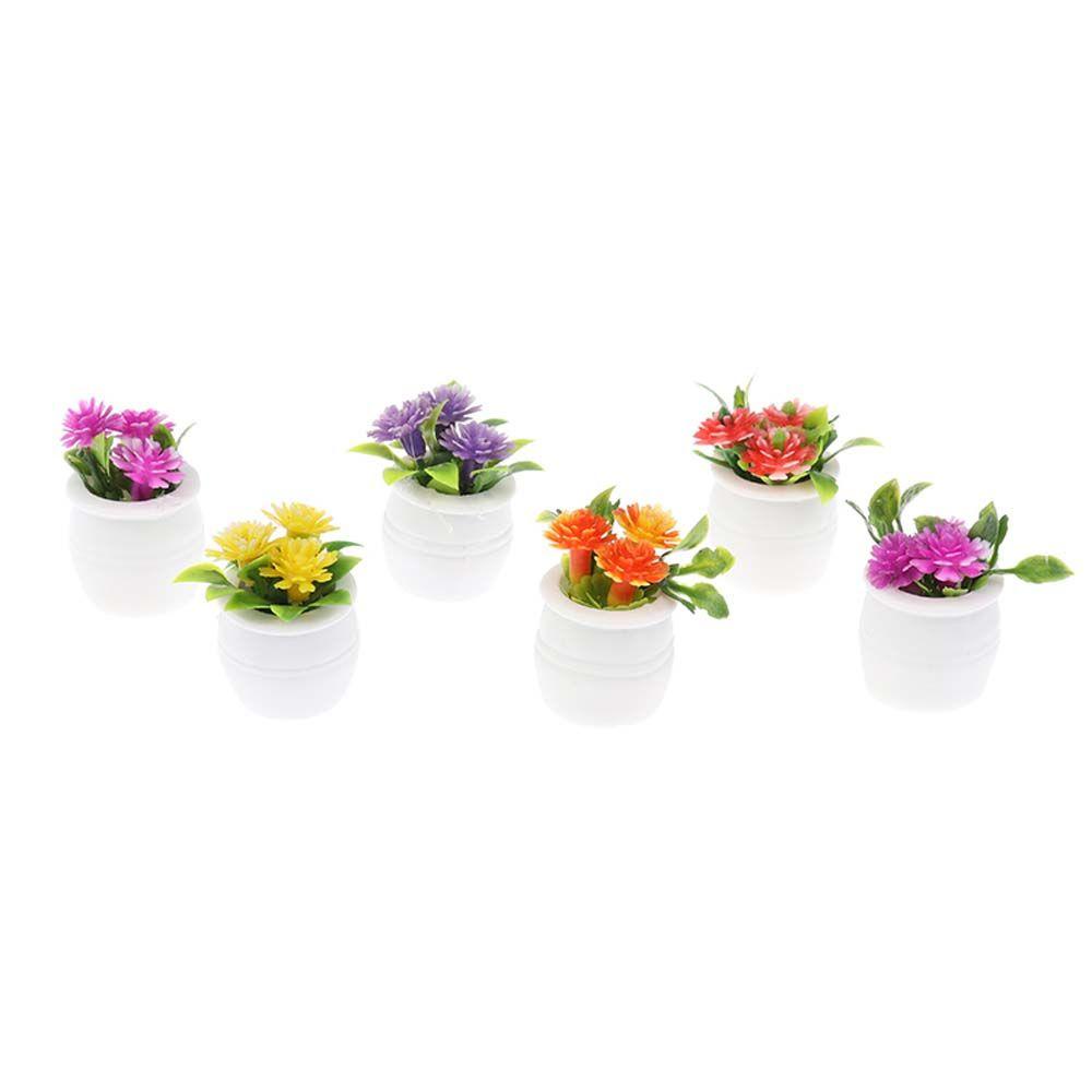 Chậu Cây Mini Để Bàn Trang Trí Nhà Búp Bê REBUY1 1: 12