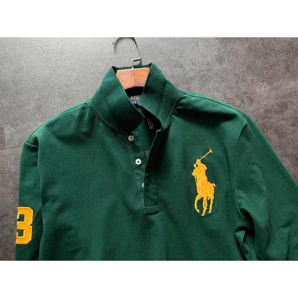 Áo Polo dài tay Green