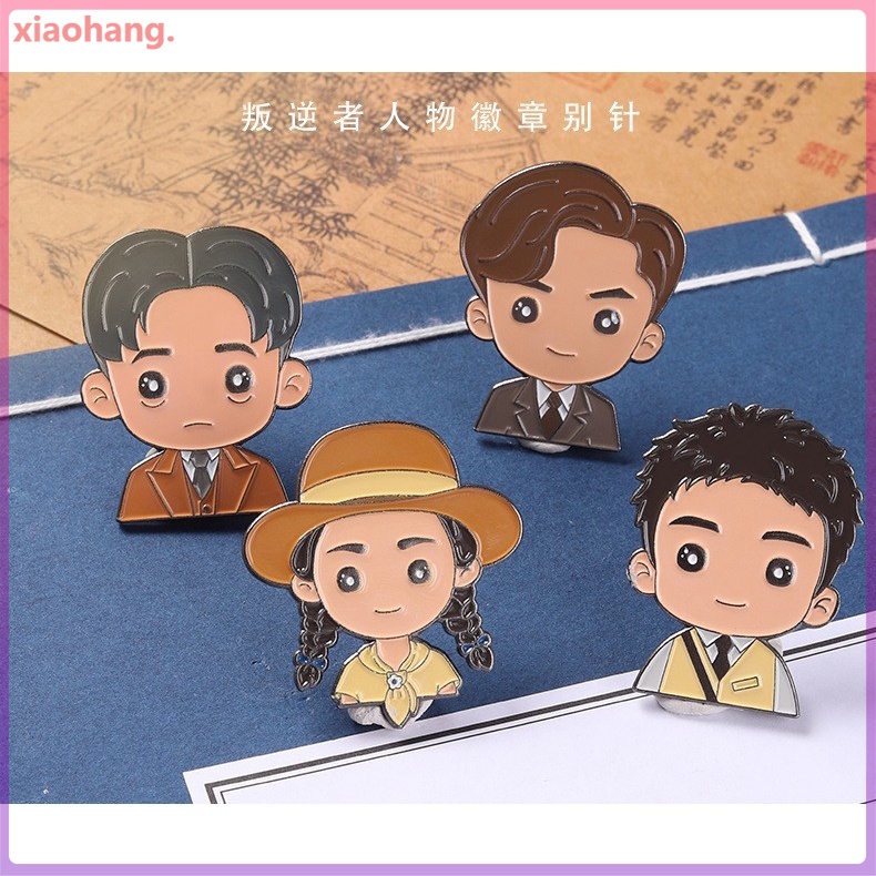 Ghim Cài Áo Hình Nhân Vật Hoạt Hình Anime Phong Cách Retro