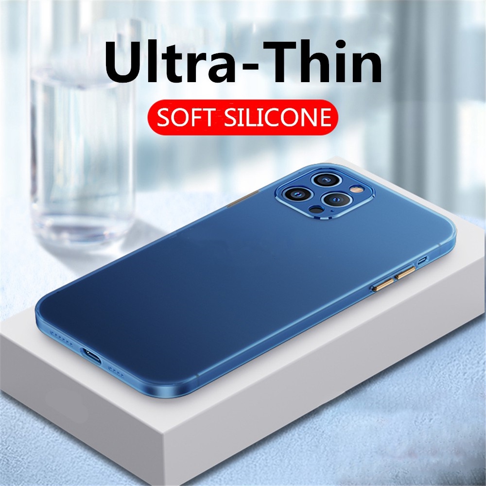 Ốp điện thoại silicone mềm nhám trong suốt chống sốc cho Iphone 11 12 13 Pro Max Xr X Xs 7 8 Plus Se 2020 13 12 Pro