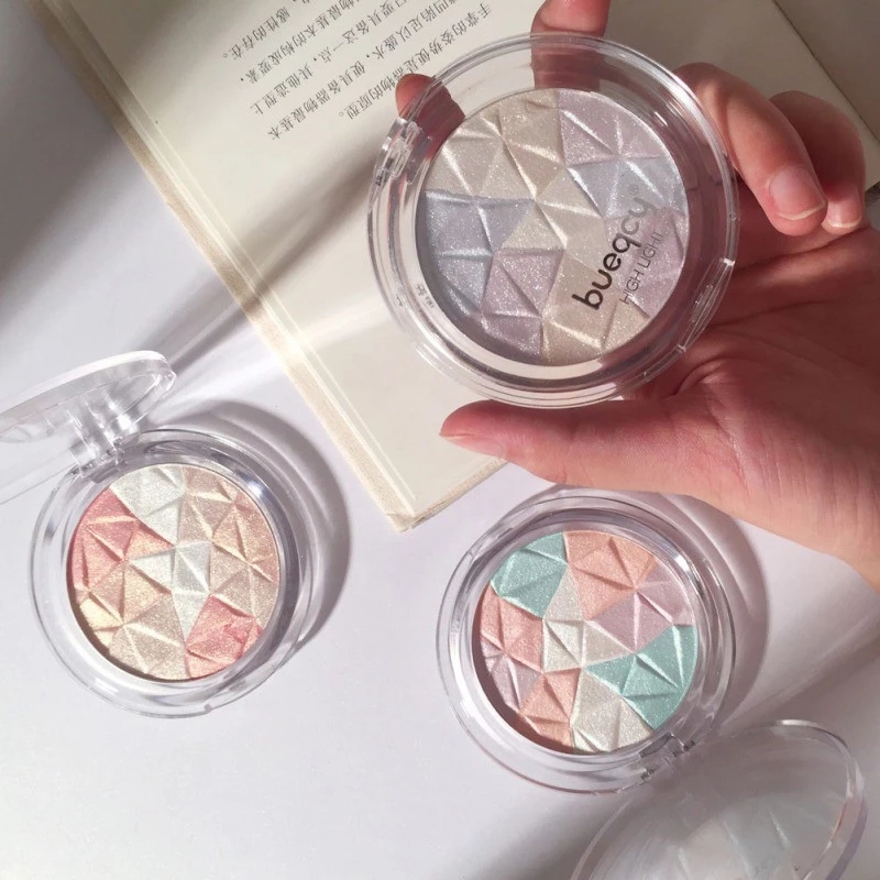 3 Colors Face Highlighter High Shimmer Powder Makeup Palette/ Shadow Brighten Facial Complexion High Gloss Cosmetic
