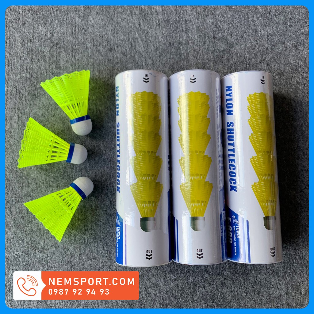 Quả Cầu Lông Nhựa Fuwin Vàng