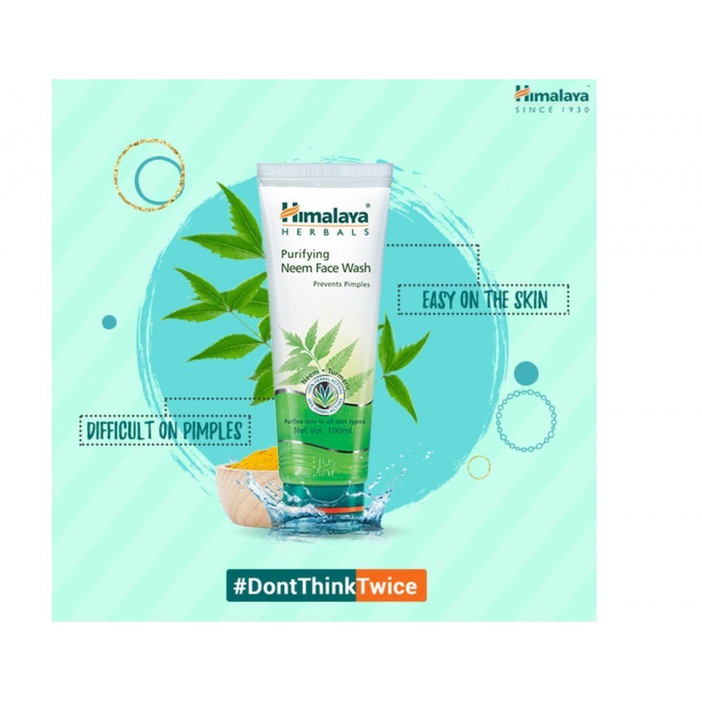 [ HB - Gift] Sữa rửa mặt loại bỏ mụn lá neem Himalaya Purifying Neem Face Wash 50ml | BigBuy360 - bigbuy360.vn