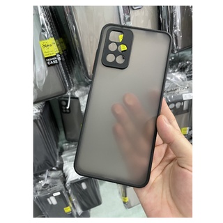 Ốp lưng nhám đen cho Xiaomi Redmi 10 bảo vệ camera chống bám vân tay