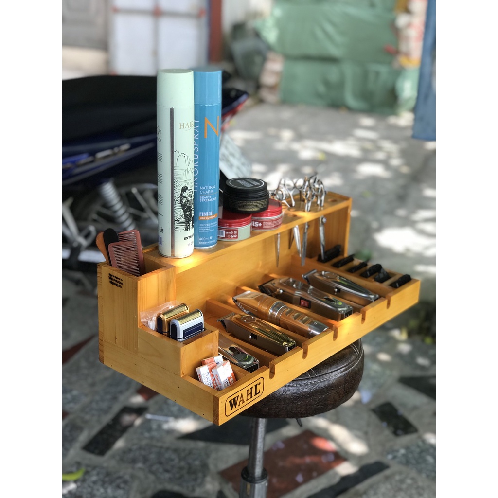 khay gỗ đưng tông đơ