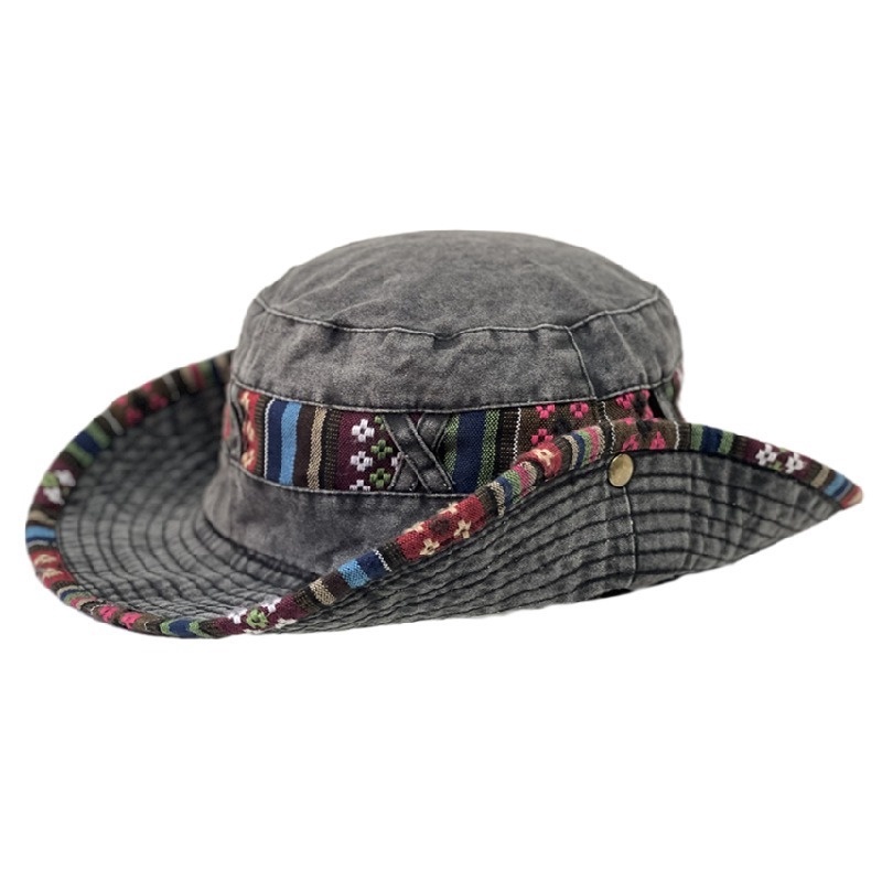Mũ Cao Bồi denim Che Nắng Ngoài Trời Phong Cách vintage
