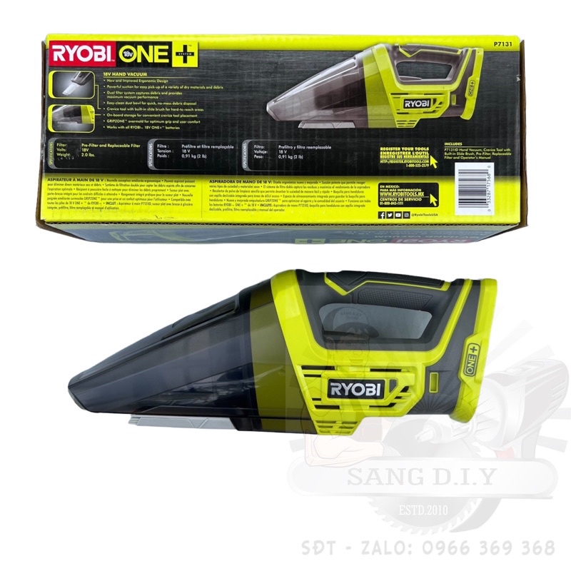 Hút bụi cầm tay Ryobi P7131