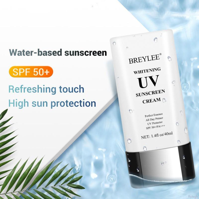 (Hàng Mới Về) Kem Chống Nắng Spf50 Pa + + + Dưỡng Ẩm Kiểm Soát Dầu Chống Lão Hóa Làm Trắng Da 40ml