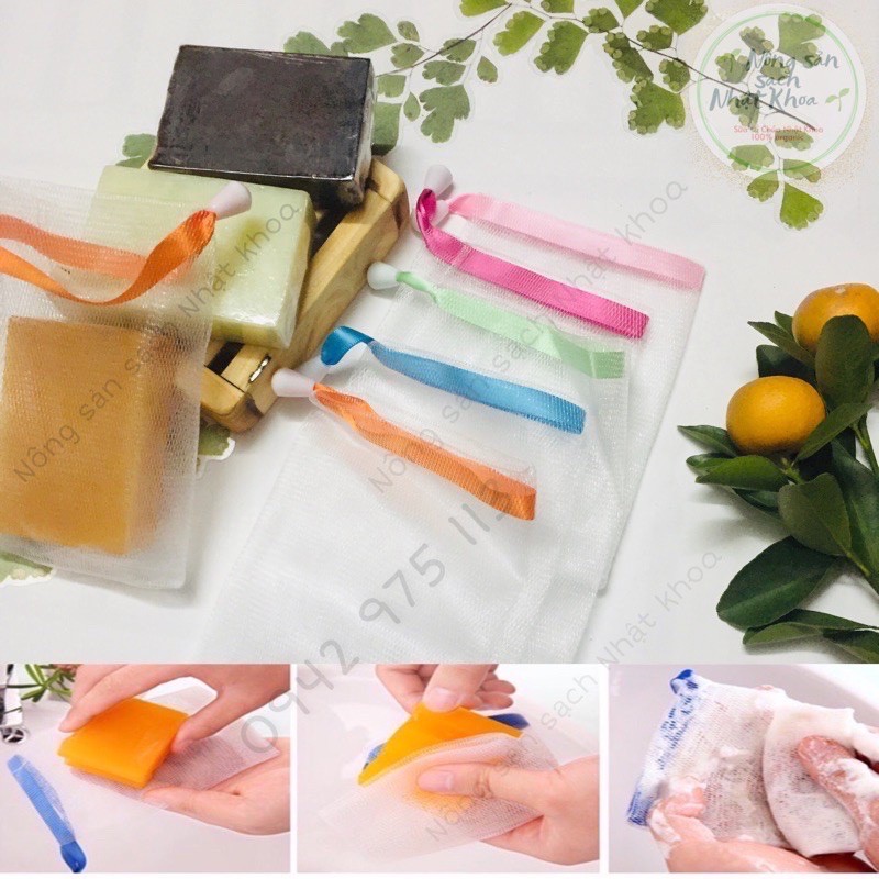 Xà Bông Thảo Mộc Mướp Đắng (khổ qua) handmade 100% thiên nhiên (tặng túi lưới tạo bọt)