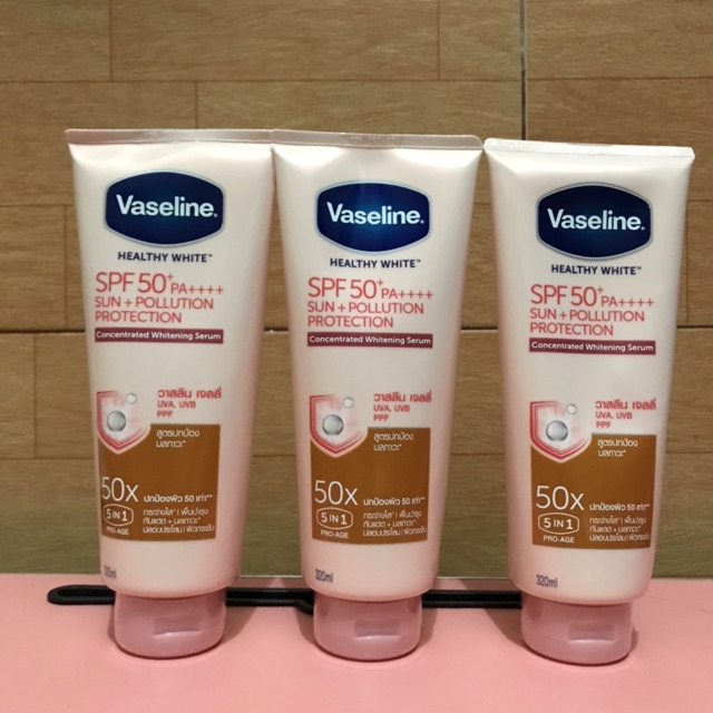 (Chính Hãng) Sữa Dưỡng Thể Trắng Da Vaseline 5X-320ml