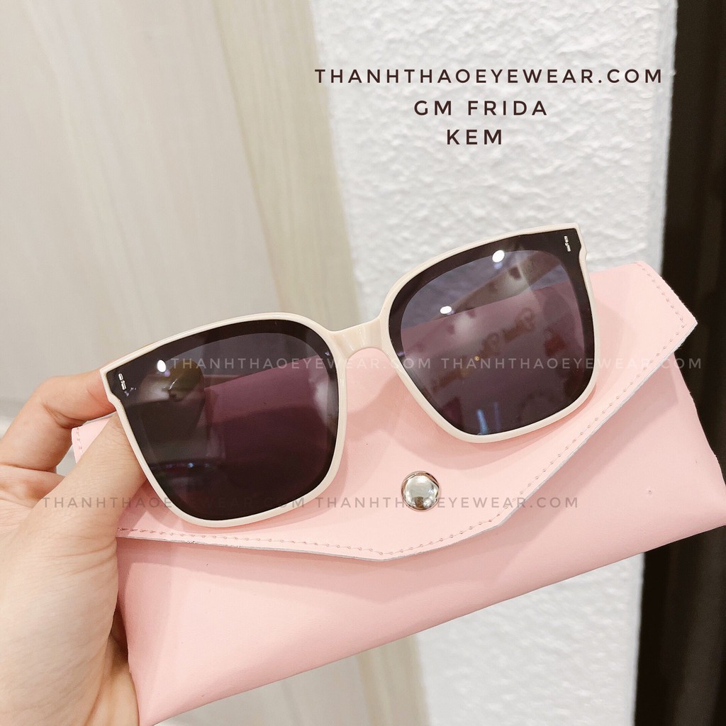 [Ảnh Thật] Kính Mát Vuông Đeo Chống Bụi , Chống UV Frida Unisex Nam Nữ Cao Cấp-ThanhThao Eyewear