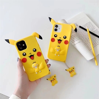 Ốp Lưng Hình Pikachu 3d Đáng Yêu Cho Iphone 12 Pro Max Iphone 6 6s 6plus / 6s Plus 7 8 Plus X / Xs Max Xr 11 Pro Max
