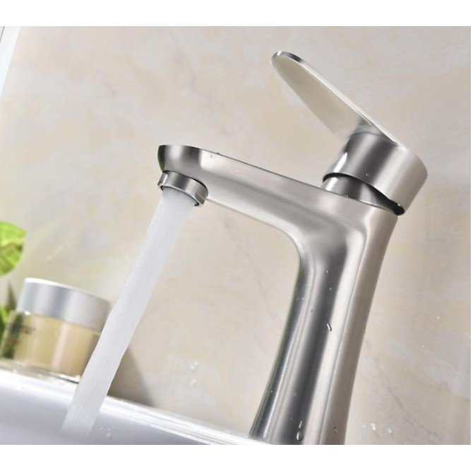 VÒI LAVABO NÓNG LẠNH INOX SUS304 CAO CẤP
