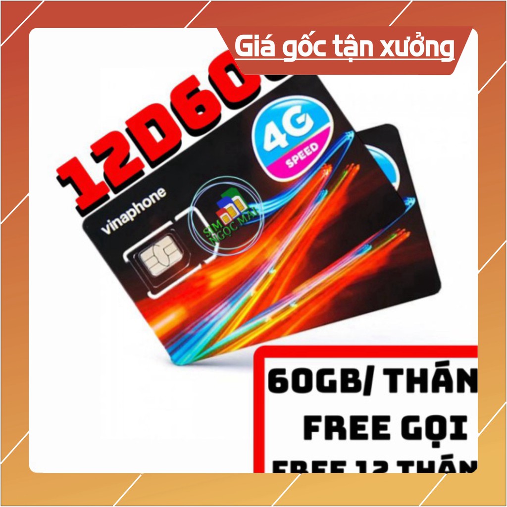 XẢ TẬN GỐC SIM 4G VINA TRỌN GÓI 1 NĂM KHÔNG NẠP TIỀN - TỪ 5GB - 120GB DATA TỐC ĐỘ CAO - MIỄN PHÍ GỌI - SIM NGỌC MAI XẢ T