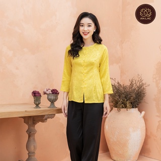 Bộ áo bà ba đẹp kiểu truyền thống lụa gấm cao cấp mềm mại có size to