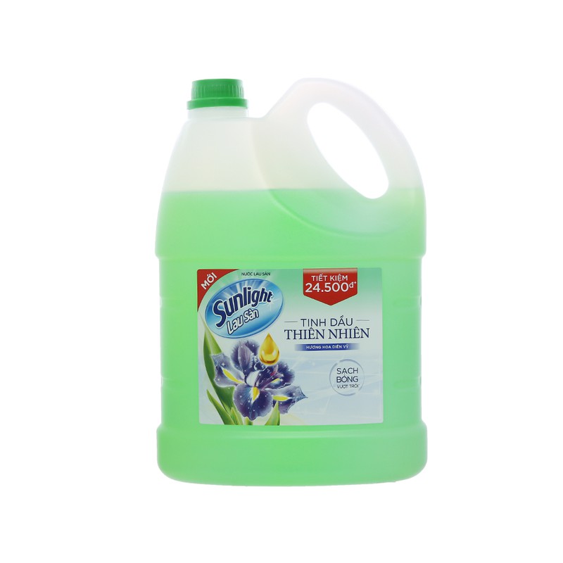 Can Nước Lau sàn Sunlight 3,6kg Hương thiên nhiên/ Hoa Hạ