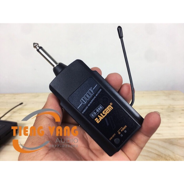 Micro cài áo không dây Ealsem ES898 chính hãng sóng UHF cực mạnh