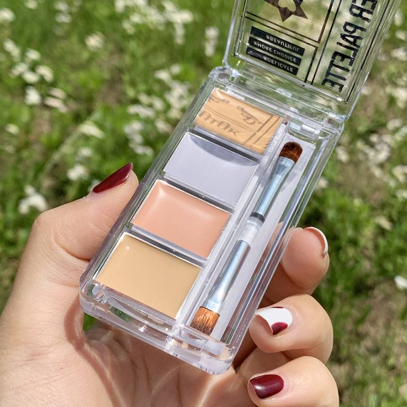 Kqtqk Kem che khuyết điểm bốn màu sắc che mụn tàn nhang và mụn trứng cá máu quầng thâm dưỡng ẩm tự nhiên | BigBuy360 - bigbuy360.vn