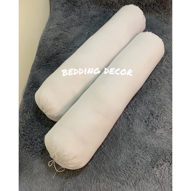Ruột gối ôm bông sơ trắng tinh khiết kích thước 35-110cm vỏ trắng trơn