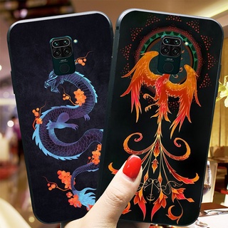 ốp lưng điện thoại xiaomi redmi note 9 / note 9s / note 9 pro bộ hình bọ cạp rồng phong cách nam
