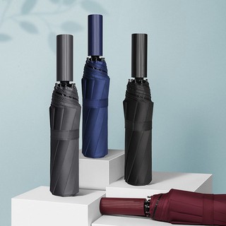 Ô dù che mưa đi nắng tự động xếp gấp gọn 12 nan chống UV cao cấp cho ô tô xe hơi